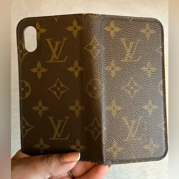 Louis Vuitton Folio case for IPhone X. Used but in great condition.